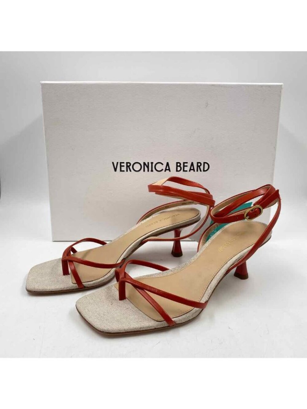 Veronica Beard Women's Shoe Size 6 Persimmon Solid Heels